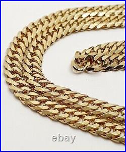 13.6g 9ct Yellow Gold 20'' Curb Chain Necklace 4.07mm Width