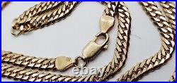 13.6g 9ct Yellow Gold 20'' Curb Chain Necklace 4.07mm Width