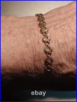 14.4gs 8 Inch 9ct gold bracelet