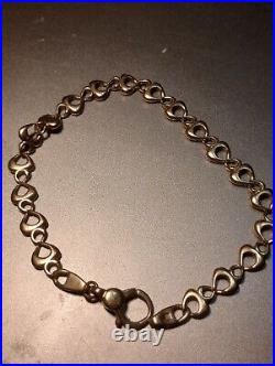 14.4gs 8 Inch 9ct gold bracelet