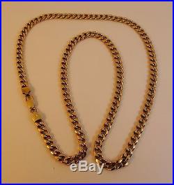 18 Hollow 9ct Yellow Gold Diamond Cut Curb Necklace 10gr Hm Gift 4.5mm link