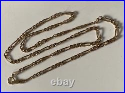 18 Inches Long Vintage 9ct Gold Chain Necklace