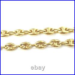 18ct Gold Chain Anchor Design SOLID Yellow 27.1g 18 Inches HALLMARKED 4.5mm Wide