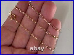 19 Inches Long Vintage 9ct Gold Chain Necklace
