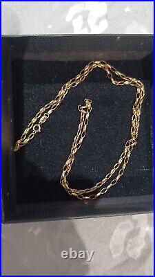 20 9ct Gold Diamond Cut Belcher Chain 2mm Width Italian Made High Quality NEW