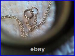 20 Inch Solid 9ct Gold Necklace Curb Chain Stamped 375 Perfect For A Pendant