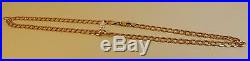 20 Solid 9ct Gold CURB Chain Necklace 20gr Hm RRP £1000 6mm links cx94