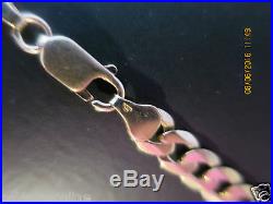 21 HEAVY NOT HOLLOW CURB LINK CHAIN in SOLID 9CT GOLD FULL UK HALLMARK