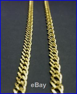 24 9ct Gold Double Curb Link Chain 3831