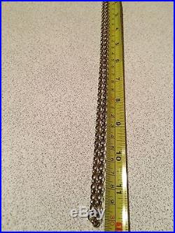 24inch Hall marked 9ct Gold Belcher Chain/necklace 19.4grams Scrap Or Wear