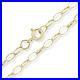375 9ct Gold Belcher Chain 16 18 20 22 24 Yellow Oval Link Pendant Necklace