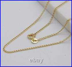 375 9ct Yellow Gold 1.5mm Classic Curb Chain 16 18 20 Brand New