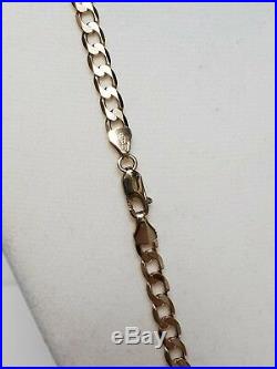 375 9ct Yellow Gold Curb Chain 20