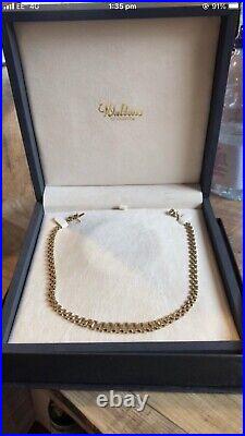 375 9kt Real Italian Gold 18 inch Chain Necklace Hallmarked -19.8 Grams