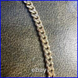 45cm 8g Fully Hallmarked 9ct Solid Yellow Gold Curb Chain Necklace 375 9K 9KT