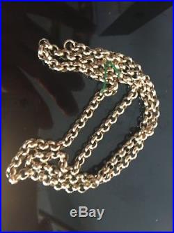 9 CT Gold Belcher solid Hallmarked Gold Belcher Link Chain 25 Grams 20 inch l