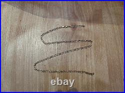 9 Carat Gold Chain. 9ct Figaro Style Necklace