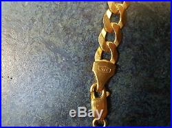 9 Ct Gold Chain 18inch 21.79 grams Used Great Condition Genuine hallmarked