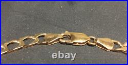 9 Ct Gold Solid Chain 20 Inch