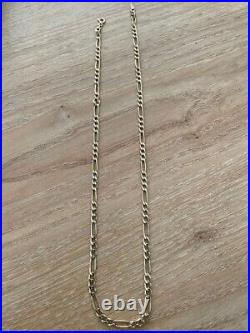 9 carat gold chain 18 inch