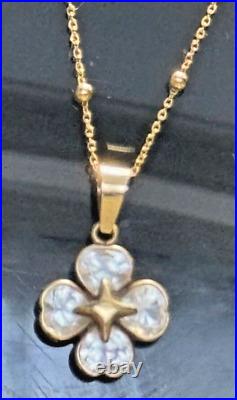 9 ct gold chain with pendant