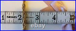 9 ct solid gold necklace chain hallmarked heavy weight 22.6g boxed
