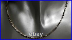 9CT GOLD BOX LINK CHAIN PRE-LOVED. 40CM. 6.18 GRAMS. RefxaEod%