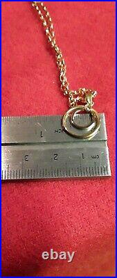 9CT GOLD HALLMARKED NECKLACE WITH 9ct PENDANT 3.3 Grams 18. Inch Chain