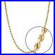 9CT GOLD & SILVER 4mm SOLID ROPE CHAIN 30 inch Men's or Ladies 23.5 grams