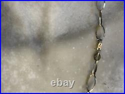 9CT Gold Fancy Turquoise Vintage Chain