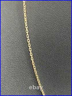 9CT solid yellow gold Chain Necklace 2.95g / 45cm