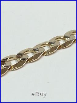 9Carat (9ct) Gold Curb Chain 22 Long Solid Links Yellow Gold 44.92g