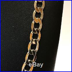 9Carat (9ct) Gold Curb Chain Solid Yellow Gold 20 Long 31.37g