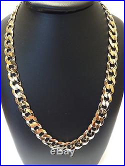 9Carat (9ct) Gold Heavy Curb Chain Yellow Gold 22 Long 51.50g RRP £2500