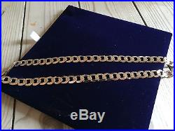 9Carat (9ct) Gold Heavy Curb Chain Yellow Gold 23long 57grms Stunning