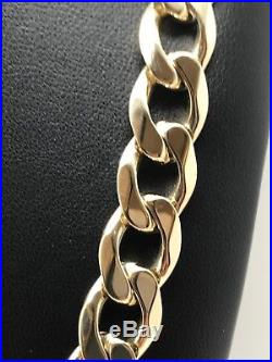9carat (9ct) Gold Heavy Curb Chain- 3OZ- Yellow Gold Solid 20 Long 94.83g