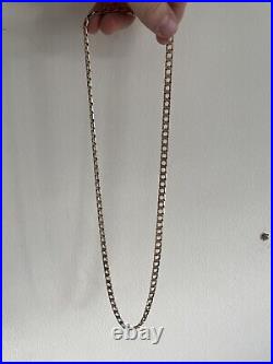 9ct 25inch 7mm 35.03g Curb Chain