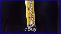 9ct 375 Heavy & Chunky Mens Solid Gold Belcher Chain 77.7g