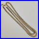 9ct 375 Yellow Gold Curb Link Chain Necklace Length 20