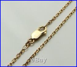 9ct 9carat Yellow Gold Belcher Chain Necklace 19.5 Inch HALLMARKED