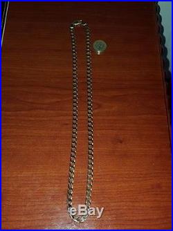 9ct GOLD CURB CHAIN Fully Hallmarked 375 43g 24Inches. RARE THIS SIZE. Superb