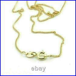 9ct GOLD FINE NECKLACE CHAIN VARIOUS STYLES AND LENGTHS