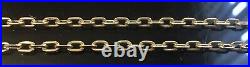 9ct Gold (10 Grams) Rectangle Link Chain