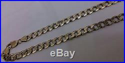 9ct Gold 21'' LARGE & VERY HEAVY Curb Link Neck Chain Necklace Ebay Cheapest