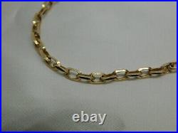 9ct Gold 28 Oval Faceted Link Chain