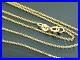 9ct Gold 375 Cable Link 20 Hallmarked Chain Necklace