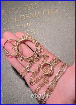 9ct Gold 375 Jewellery Scrap Or Wear, Job lot Gold, Chains, Ring, Gold