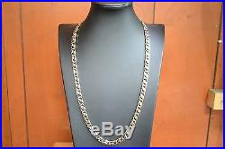 9ct Gold And White Gold Fancy Chain