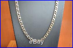 9ct Gold And White Gold Fancy Chain