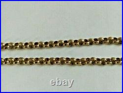 9ct Gold BELCHER Chain Necklace 16.71g 26long Pre Owned